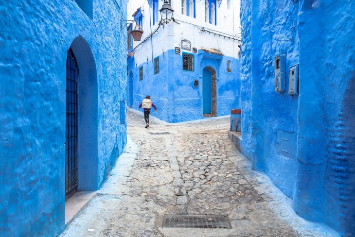 Необычная красота марокканского города Шефшауэн путешествия,Путешествие и отдых