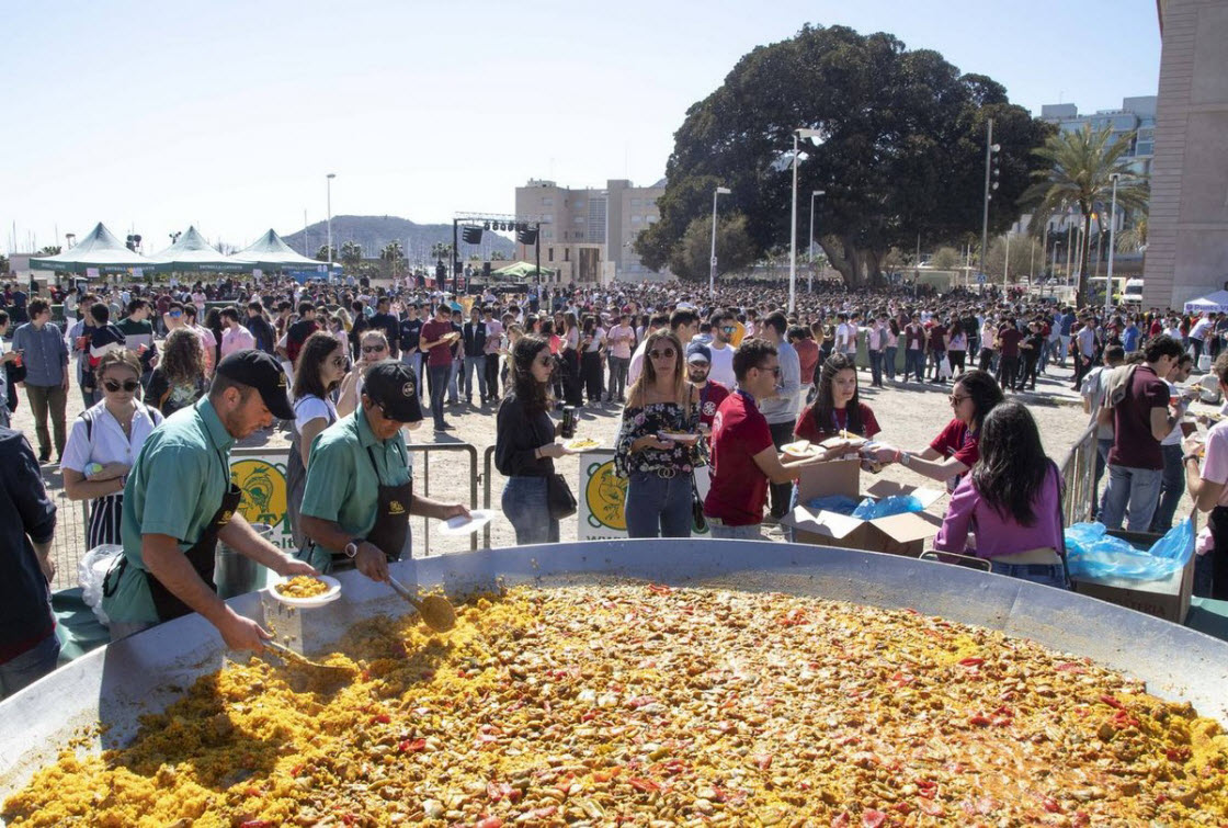 Праздник паэльи в Картахене праздник, фестиваль