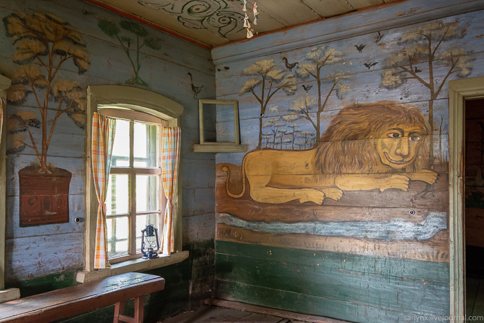 Дом со львом живопись