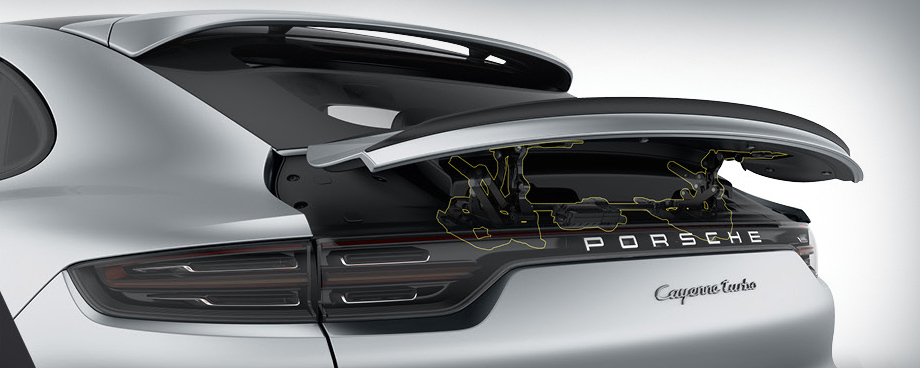 Кроссовер Porsche Cayenne Coupe отличился не только крышей авто,мото,техника, Авто и мото
