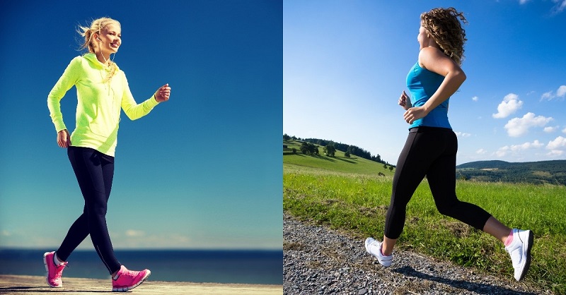 Различия между бегом и быстрой ходьбой Здоровье