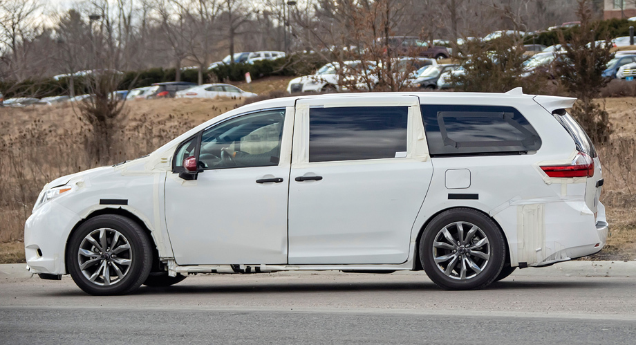 Минивэн Toyota Sienna извлечёт пользу из архитектуры TNGA авто,мото,техника, Авто и мото