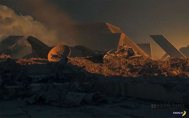Рисует Michal Karcz Интересное