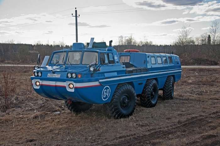 Мы в воде ледяной не плачем: ЗИЛ-49061 «Синяя Птица»   авто
