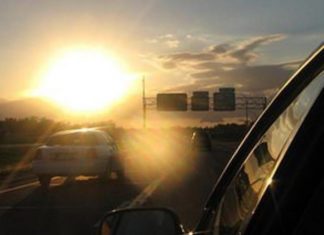 Як водієві зробити так, щоб сонце не сліпило на трасі