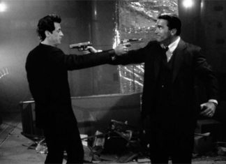 Арнольд Шварценеггер і Сильвестр Сталлоне у фільмі Без обличчя Джона Ву