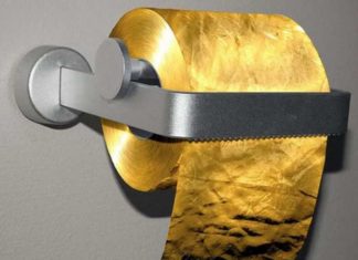 Туалетний папір із золота та інші дорогі дрібнички