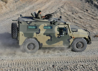 Партія бронеавтомобілів «Тигр-М» поповнила автопарк російської бази в Абхазії