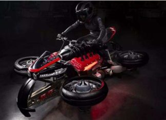 Французька фірма Lazareth показала літаючий мотоцикл