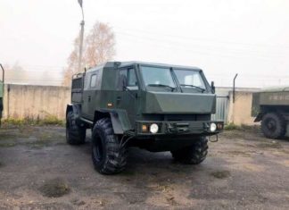 У Новгороді продають зроблений в єдиному екземплярі всюдихід «Вепр»