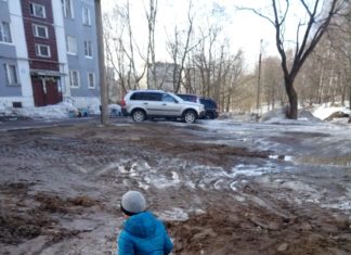 Російського школяра засмоктала грязьова жижа