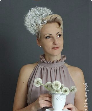 Оригінальна шпилька-кульбаба: майстер-клас