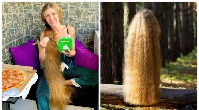 Коса моя-краса моя: росіянка з неймовірно довгим волоссям стала зіркою соцмереж