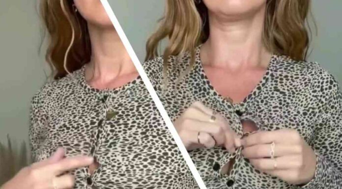 Лайфхак для дівчат: як по-новому застебнути сорочку і виділити груди