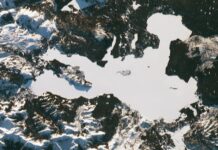 Lago Yellowstone: una superficie helada que esconde las aguas más calientes de la Tierra